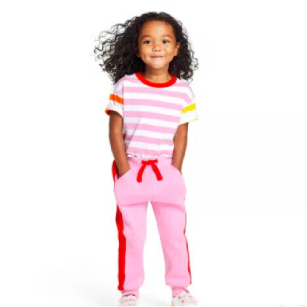 LEGO Kid's Track Jogger Pants 2T Pink - LEGO x Target Collection
